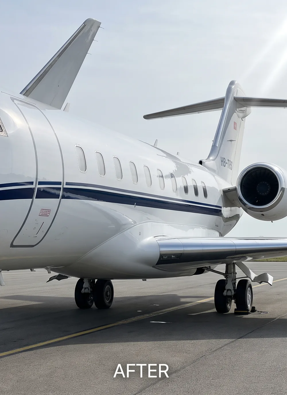 Exterior Dry Wash: after the Terso treatment, example 1